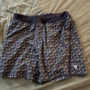 Patterned Vuori Athletic Shorts